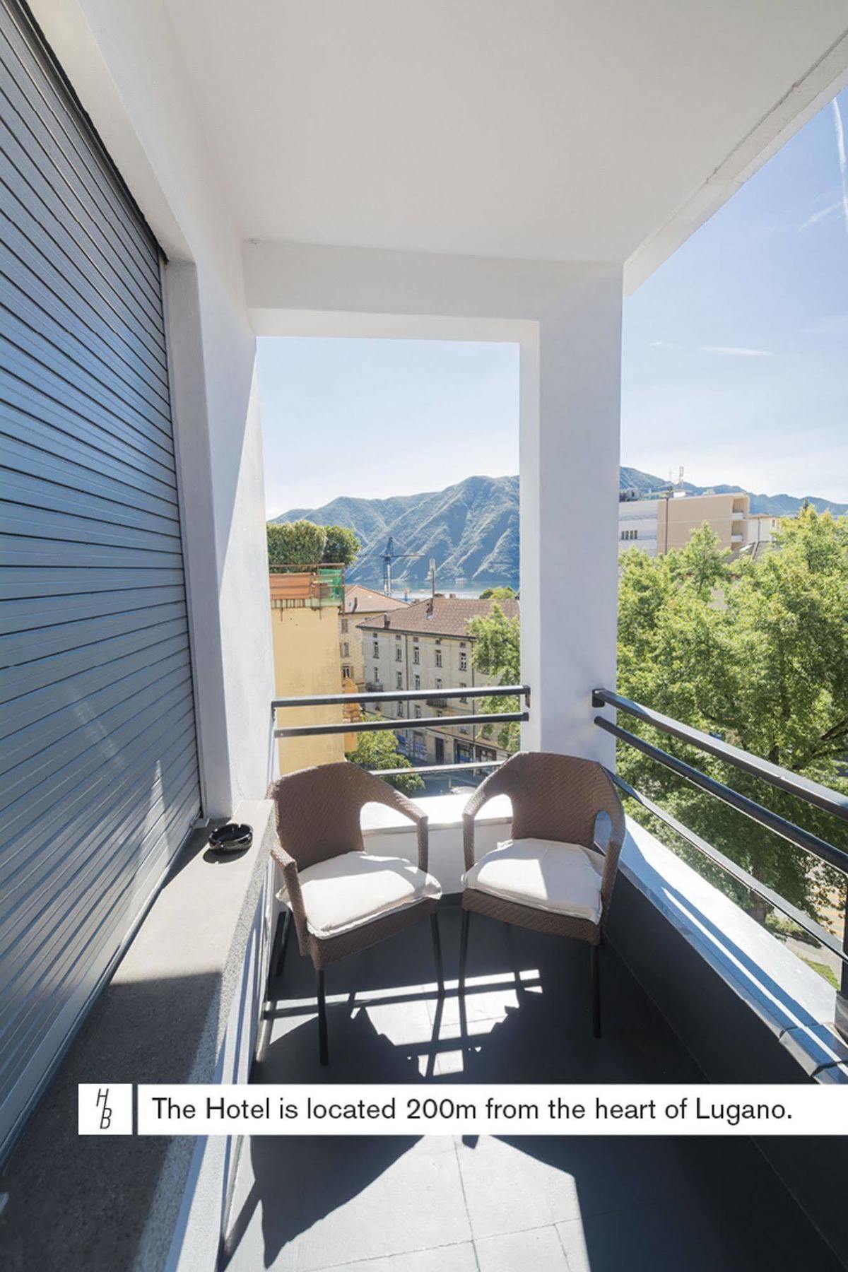 Hotel Besso Lugano Center ภายนอก รูปภาพ