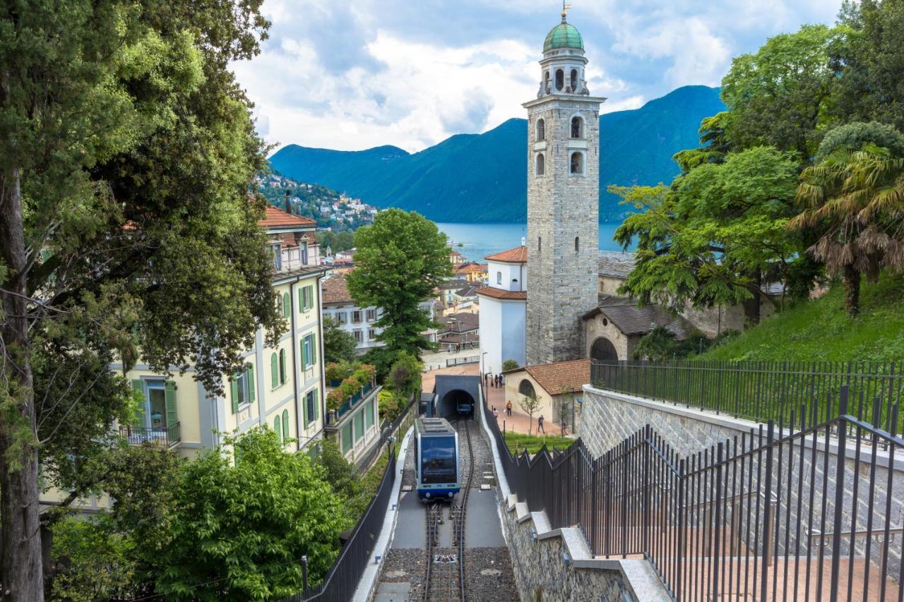 Hotel Besso Lugano Center ภายนอก รูปภาพ